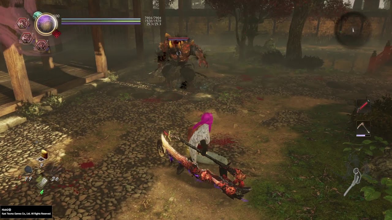 仁王2 Nioh 2 | SWITCHGLAIVE & ODACHI DESTRUCTION COMBOS | PS4PRO