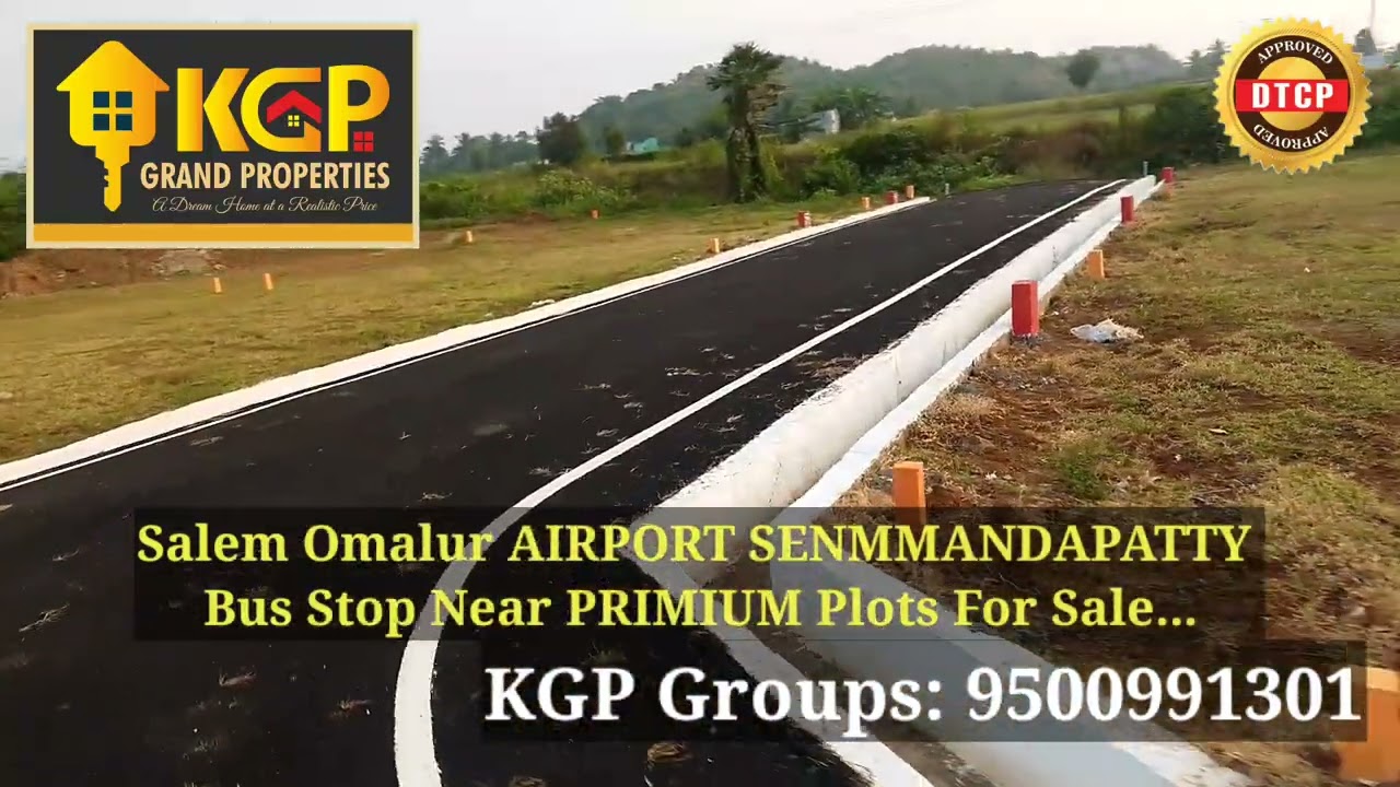 சேலம் ஏர்போர்ட் அருகில் தனிவீடு ரூ. ₹25 லட்சம் மட்டுமே! Primium Plots For Sale... Call: 9500991301