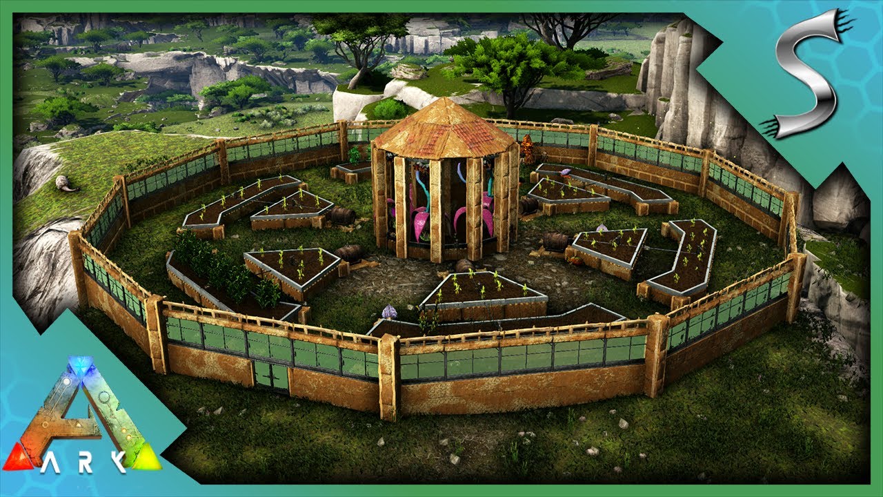 BUILDING THE ULTIMATE GARDEN FOR MY SNAILS! - ARK Survival Evolved [E73]