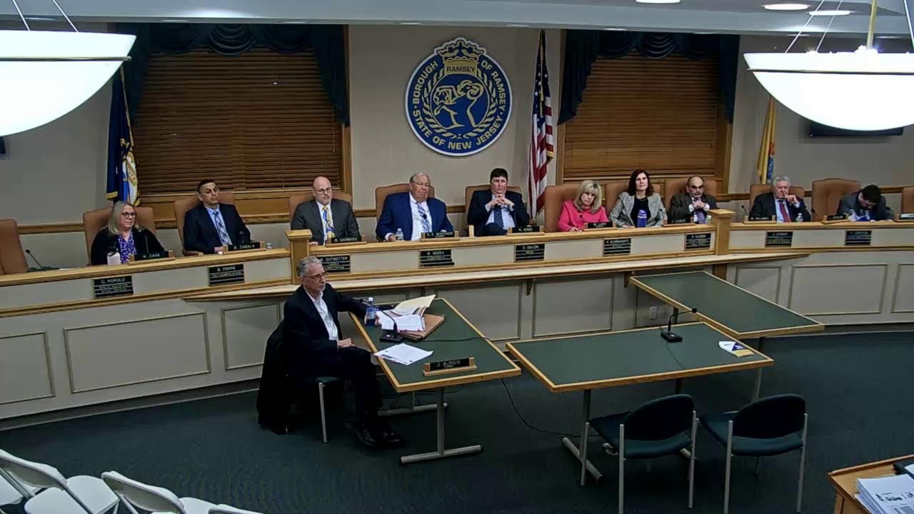 Borough of Ramsey Planning Board Meeting - Tuesday, March 3, 2026