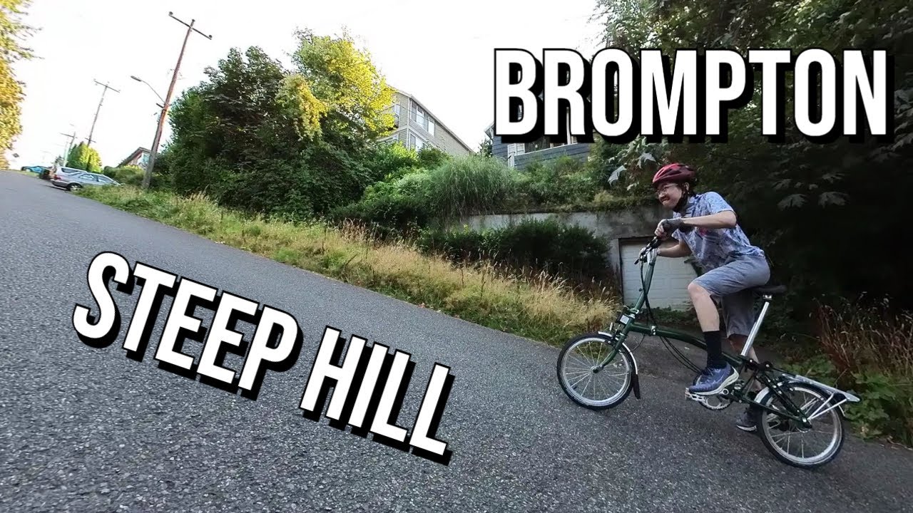 Складной велосипед Brompton против крутых холмов Сиэтла: преодолеет ли он подъем?