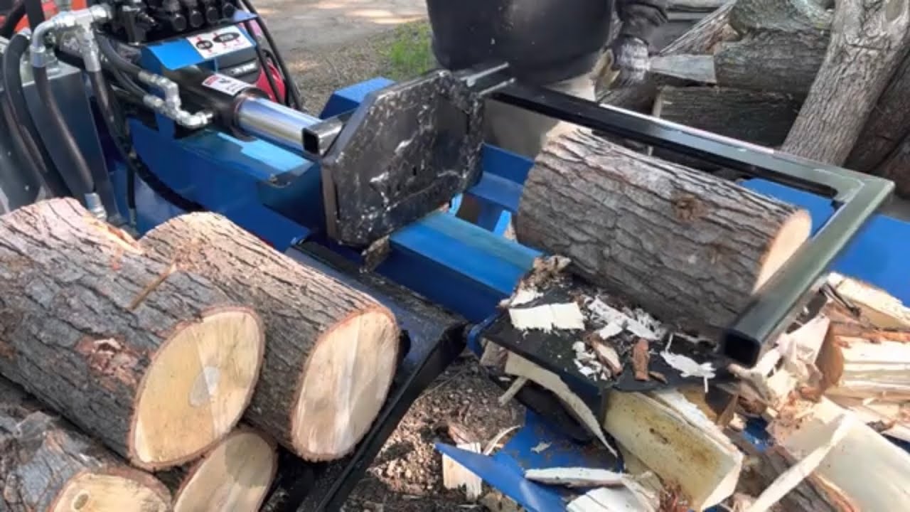 Wolfe Ridge 35 Super High Output - Box Wedge - 1st “REAL” Run!!! #firewood #honda #oddlysatisfying