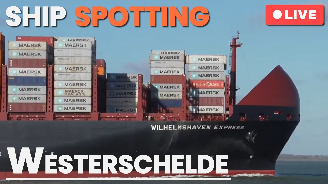 LIVE: 400m BERLIN EXPRESS Ultra large container ship ⚓ Ship spotting | July 13th, 2026