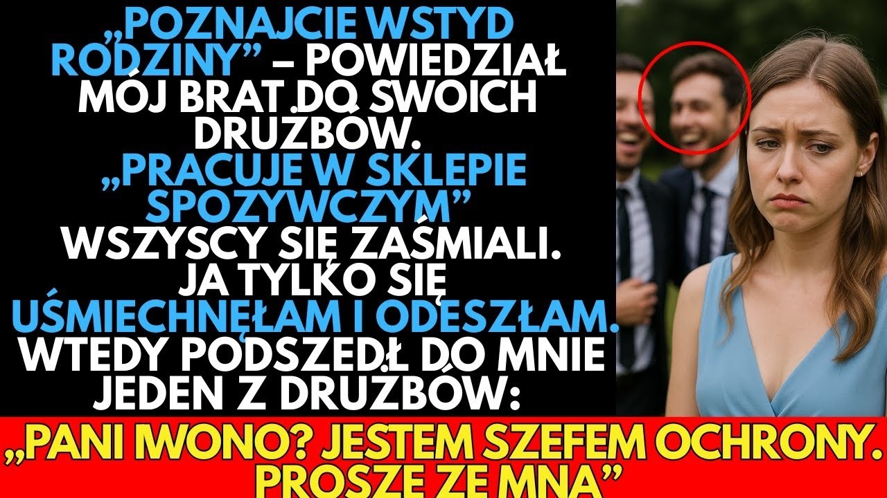 Mój brat NAZWAŁ mnie wstydem rodziny na własnym WESELU…dopóki nie przedstawił się ŚWIADEK