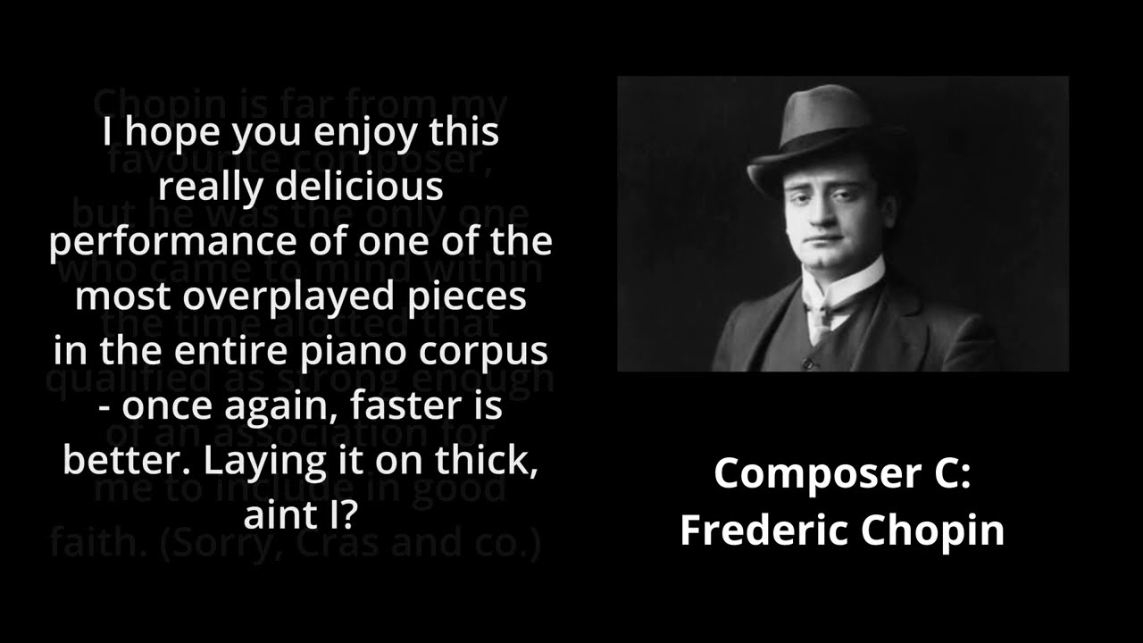ABCs OF PIANISTS *and* COMPOSERS PT. 1 | (Double Special)