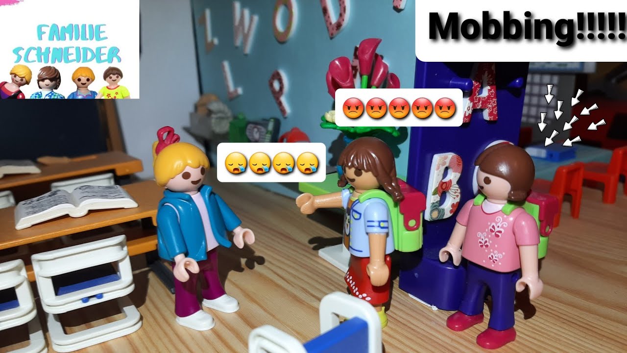 Playmobil Film Mobbing in der Schule - Geschichte mit Familie Schneider