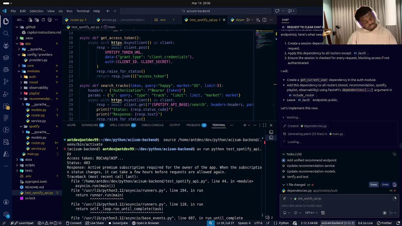 Vibe Coding a Music Recommendation App(Part 1)