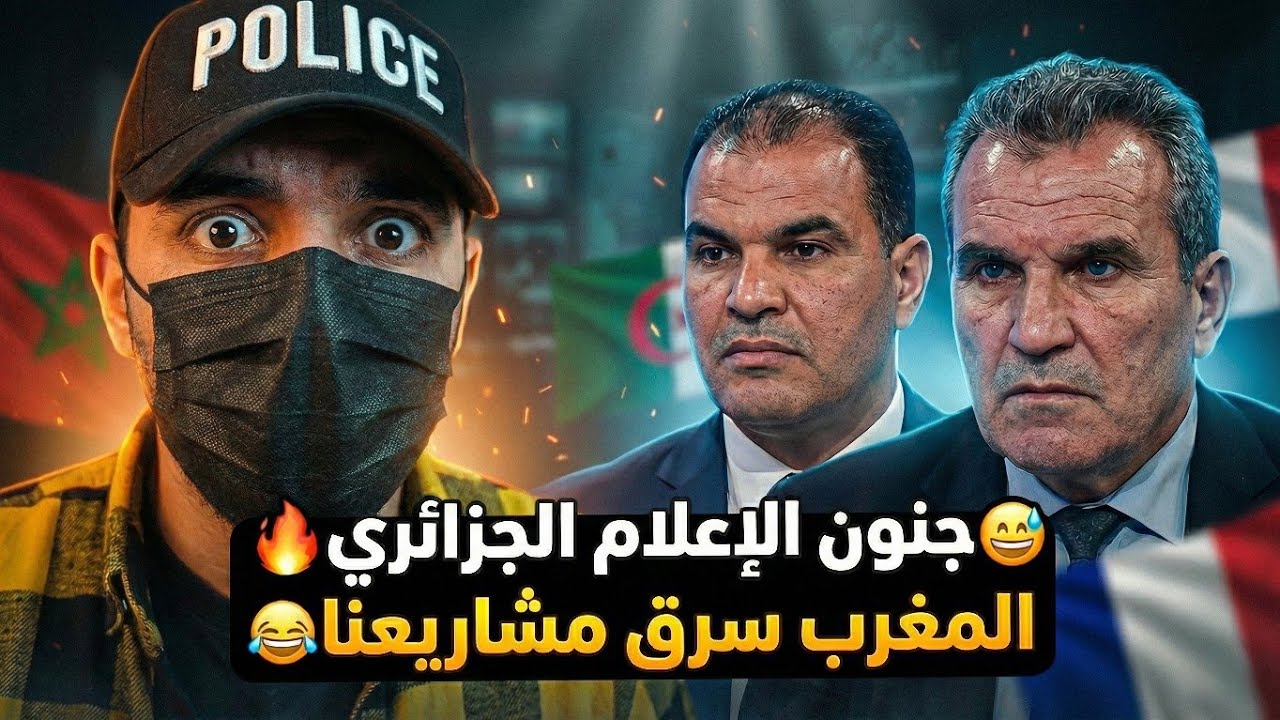 جنون 🔥 الإعلام الجزائري يتهم المغرب بسرقة المشاريع الجزائرية😅