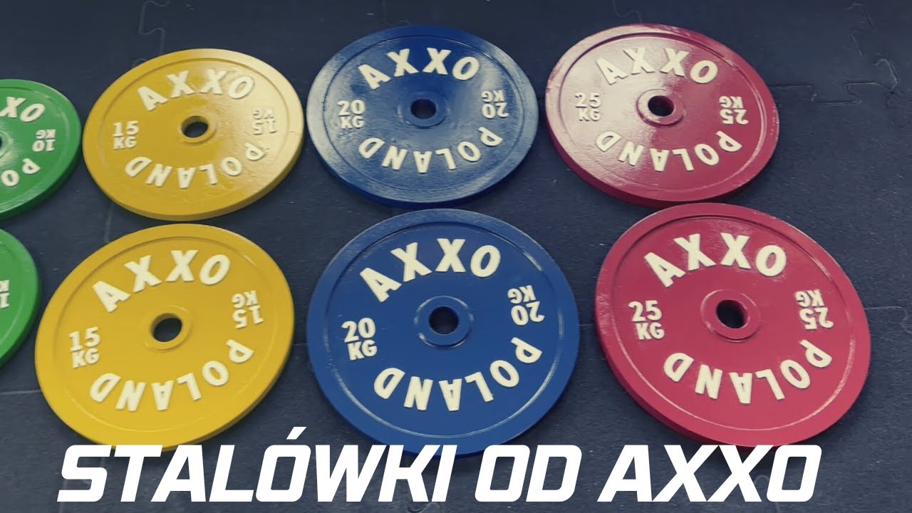 Obciążenie olimpijskie AXXO do treningu siłowego Recenzja ! Dyski olimpijskie