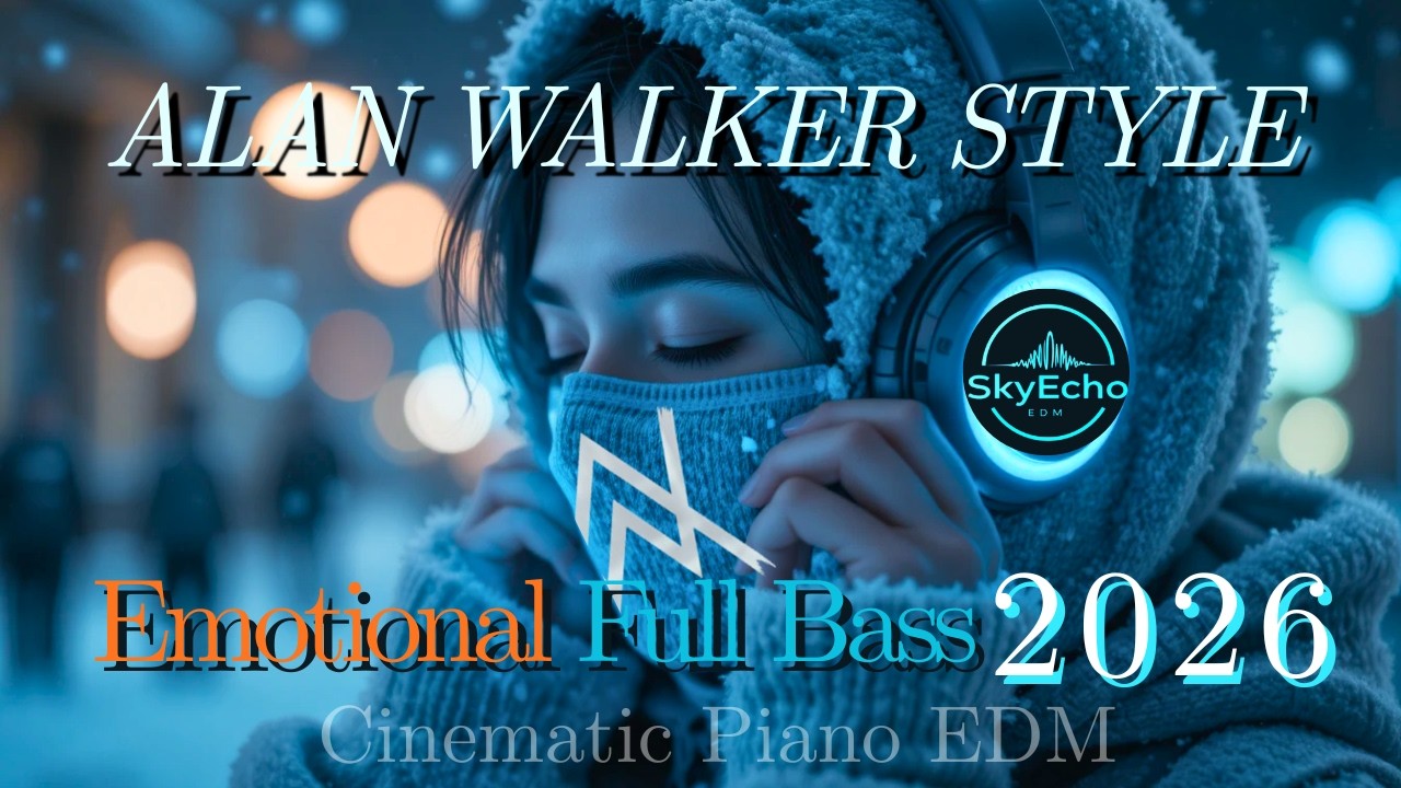 🎧 Alan Walker Style Full Bass Remix 2026 || Cinematic Piano EDM • Motivational EDM • Female Vocal