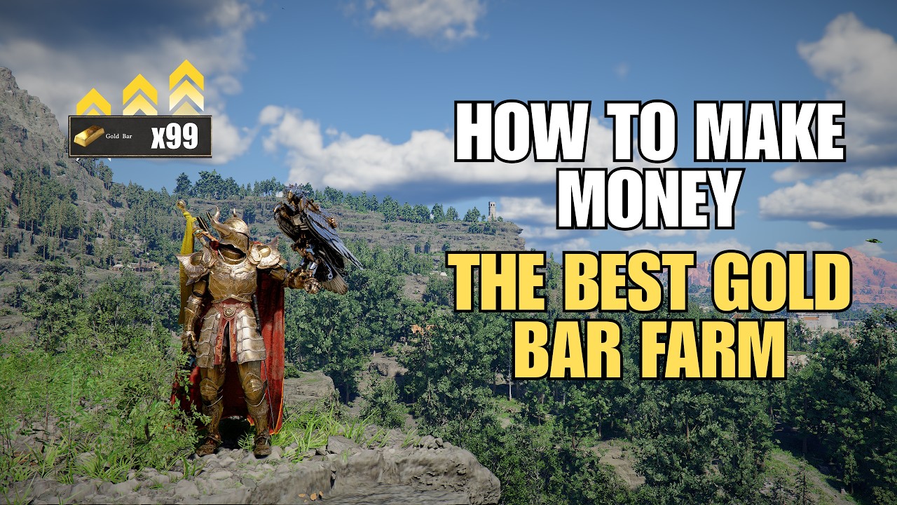 Crimson Desert - How To Make Money FAST! Full Guide (Gold Ore, Gold Bars and Golden Apple Location)