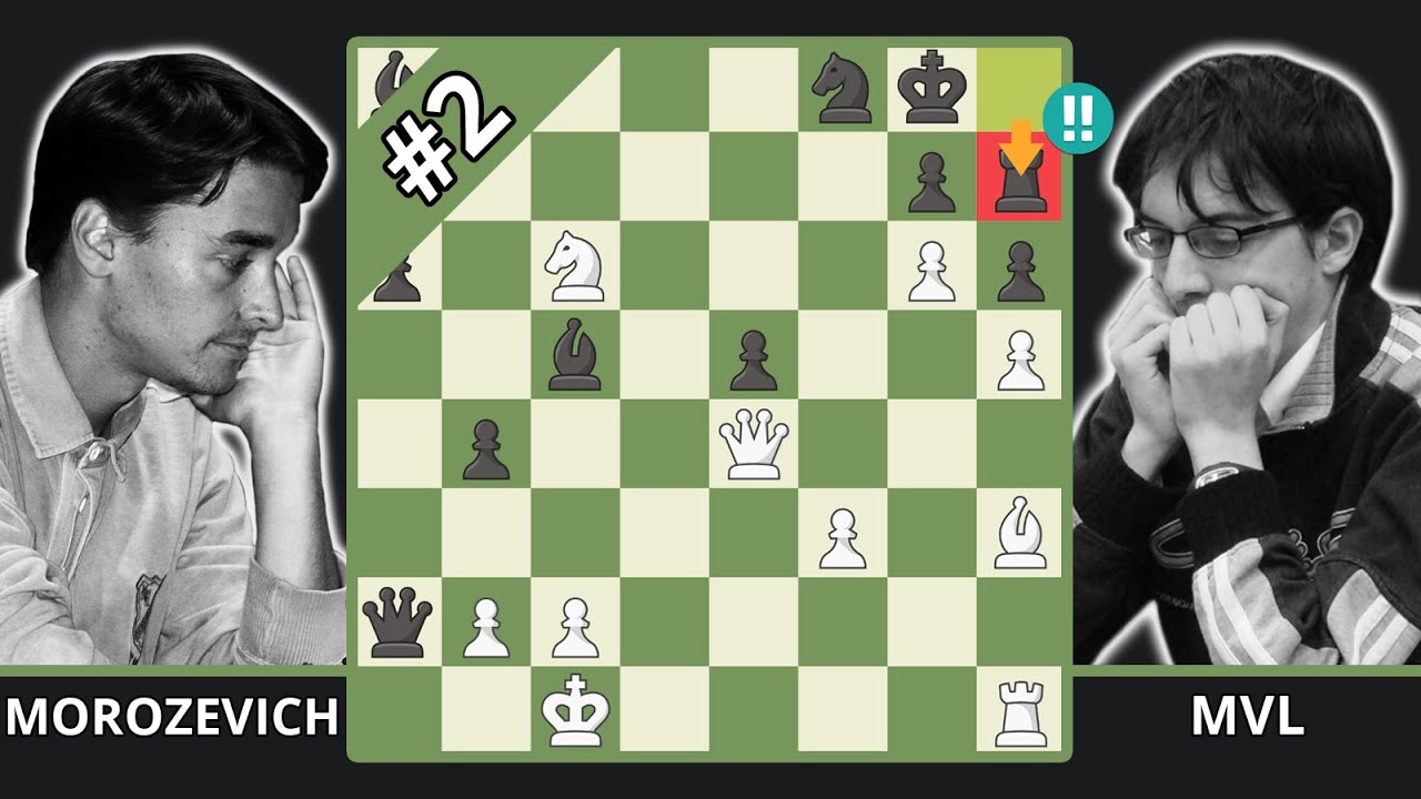 MVL's Zombie Rook Wins The Game - Top 10 of the 2000s - Morozevich vs. Vachier-Lagrave, 2009