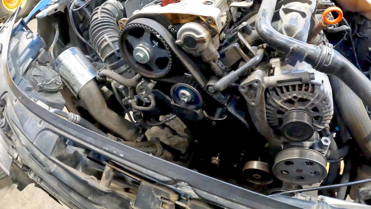 Audi A4 Timing belt & water pump install 2005-08 B7 VW 2.0 Turbo FSI Audi series #1. Ep.21