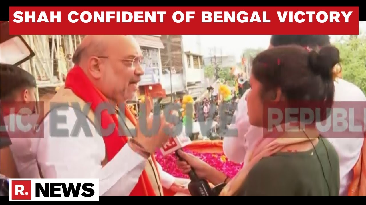 Elections 2021: HM Amit Shah Speaks To Republic TV, Says 'West Bengal Stands With BJP'