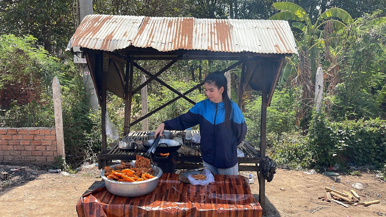 Street Food Tour at Preaek Pou , Srok Srey Santhor, Kampong Cham Province, Cambodia