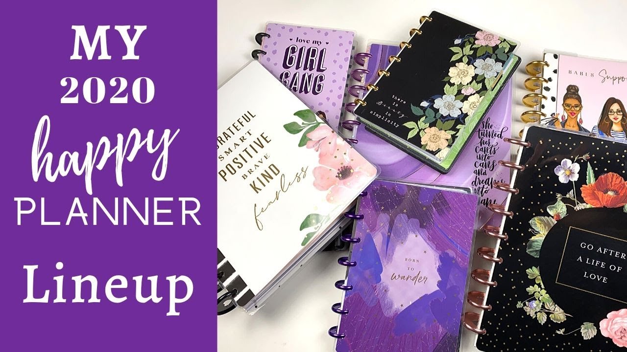 My 2020 Happy Planner Lineup!