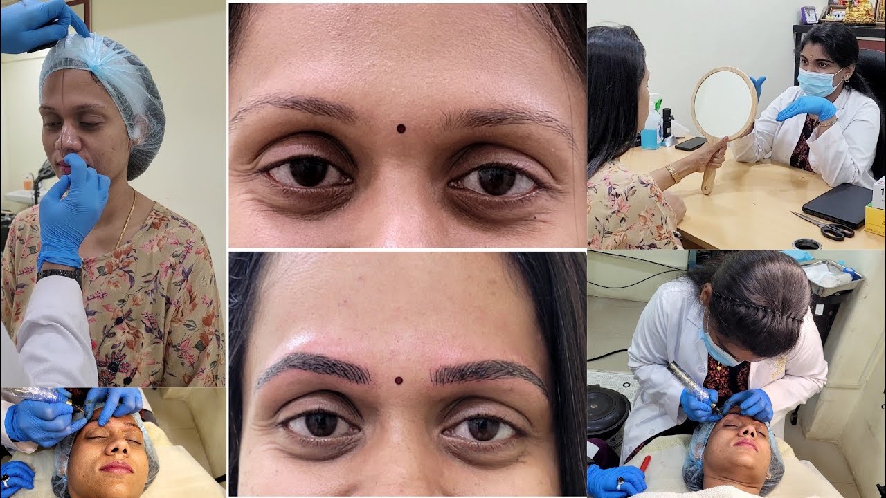 My 1st Experience Semi Permanent- Microblading Eyebrow|Before & After Eyebrow Microblading!50% OFFER