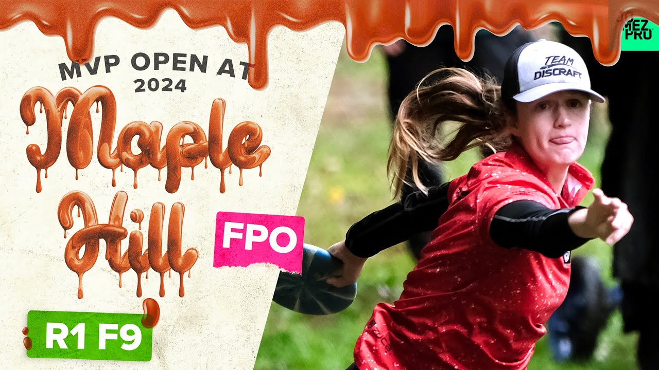 2024 MVP Open | FPO R1F9 | Handley, Scoggins, Gannon, Tattar | Jomez Disc Golf