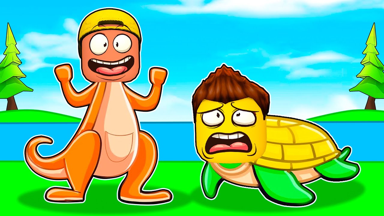 Roblox aber wir können uns in TIERE MORPHEN!