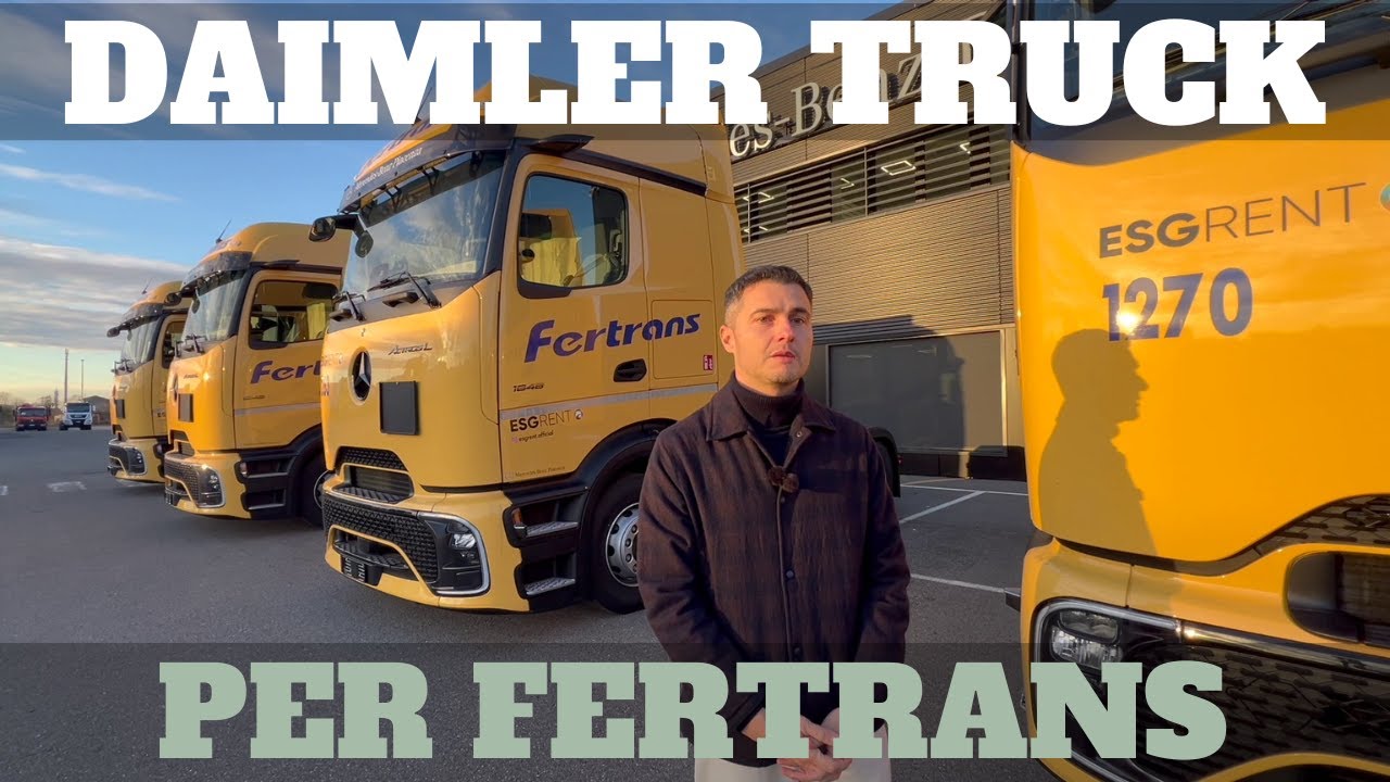 DAIMLER TRUCK - Consegnati 120 Actros L a FERTRANS