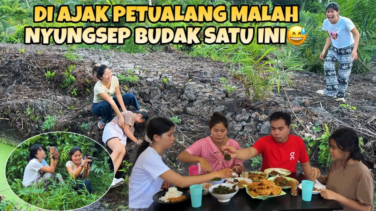 HABIS MASAK AJAK ANAK2 PULANG KAMPUNG DAN CARI CUCU KITA YG BER KAKI 4😅