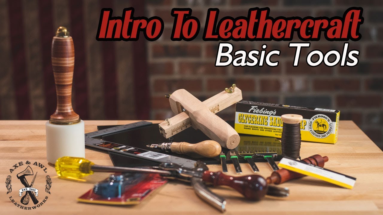 Intro To Leathercraft Giveaway (Strap Goods/Firefighter Leather)-Basic Tools