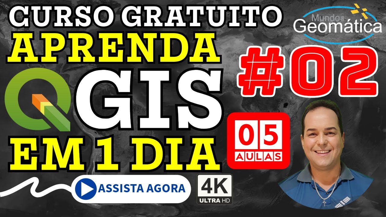#02 – Curso Gratuito – Aprenda QGIS em 1 dia – Aquisição da Base de Dados.