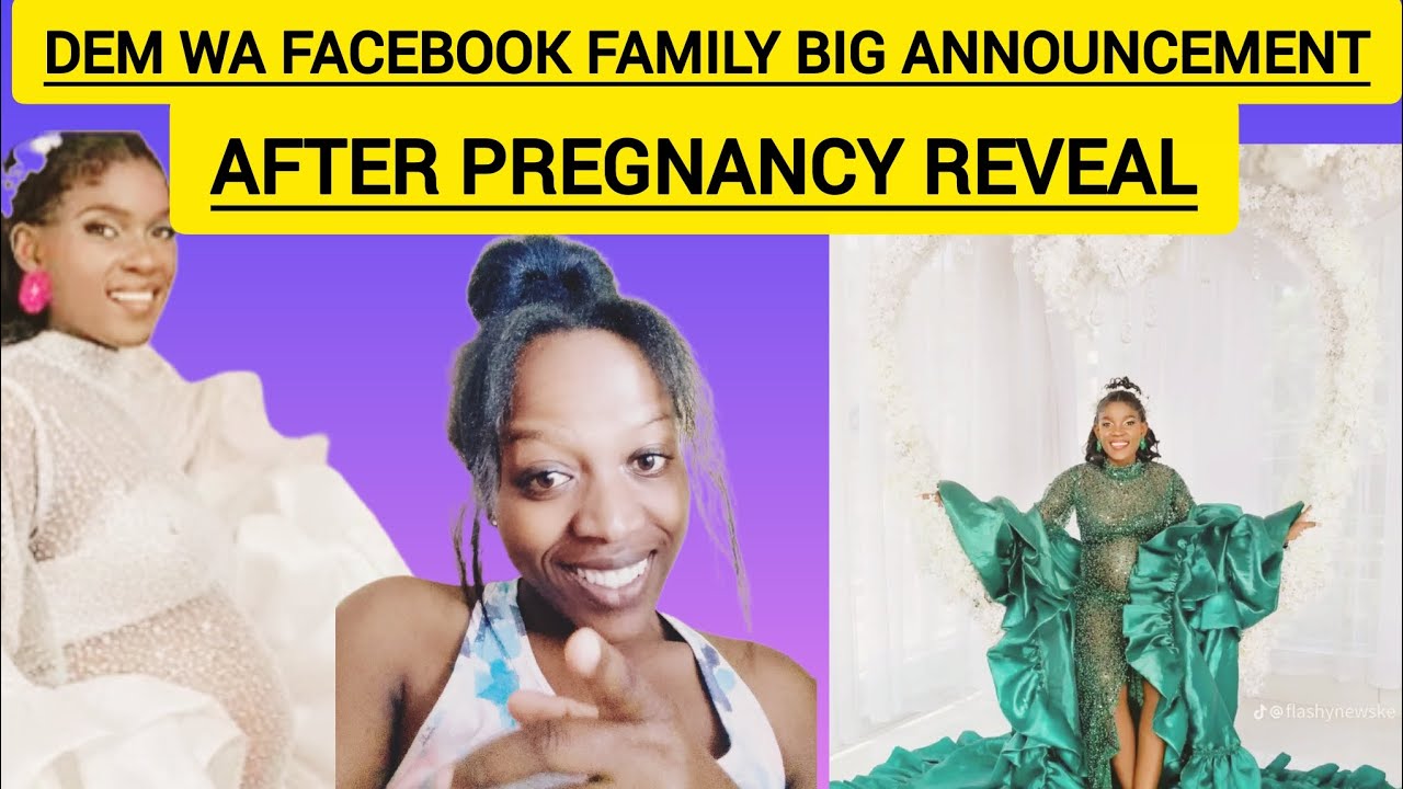 ВАЖНОЕ ОБЪЯВЛЕНИЕ ОТ СЕМЬИ DEM ​​WA В FACEBOOK: ПРЕДУПРЕЖДЕНИЕ #demwafacebook #pregnancyreveal