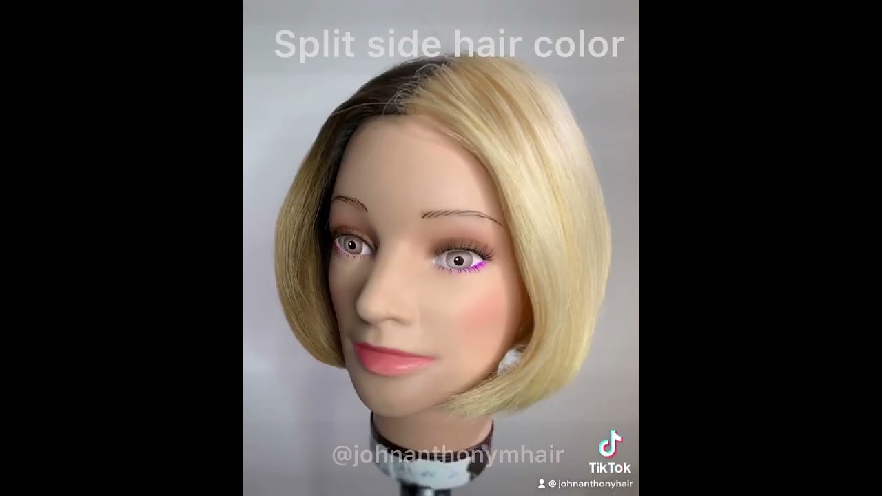 Split side #haircolor  #hair #hairstyle