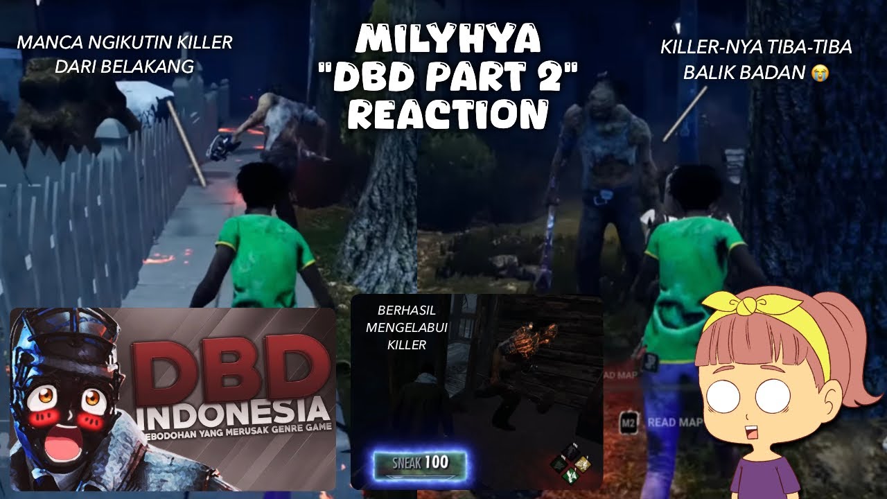 KAPAN LAGI KETEMU KILLER YANG BAIK HATI? | MILYHYA DEAD BY DAYLIGHT PART 2 REACTION