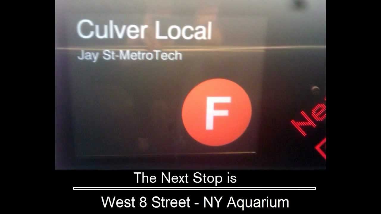R160 - F to Jay St-Metrotech Announcements