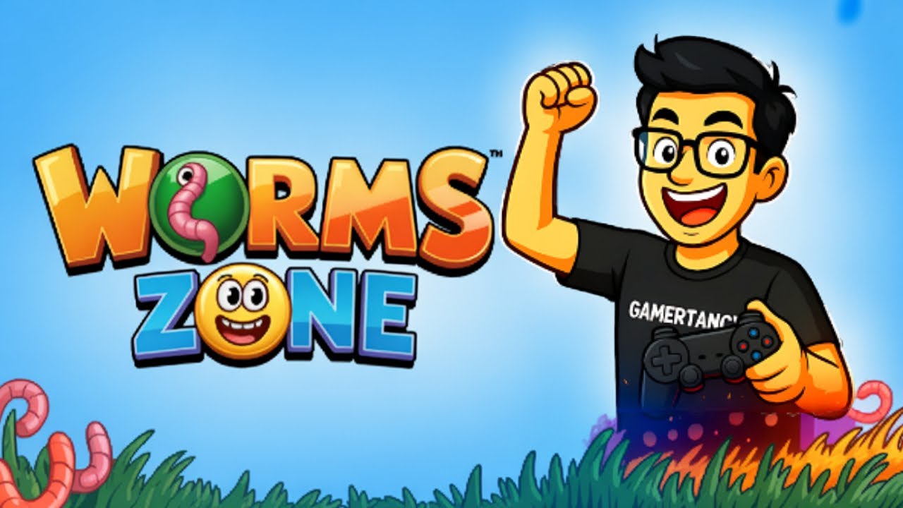 Playing Worms Zone Snake Game | Fun Slither Battles and Big Snake Action 🎯🔥