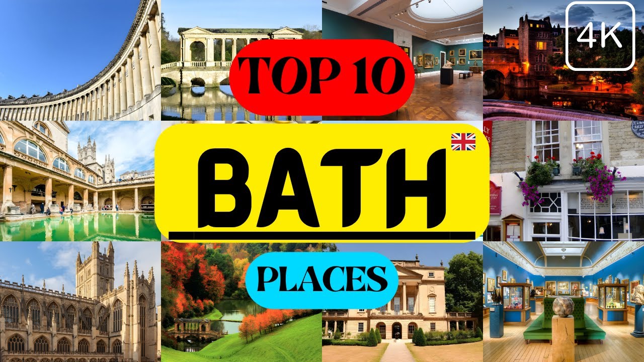 TOP 10 PLACES TO VISIT IN BATH ENGLAND IN 2023 | 4K HDR
