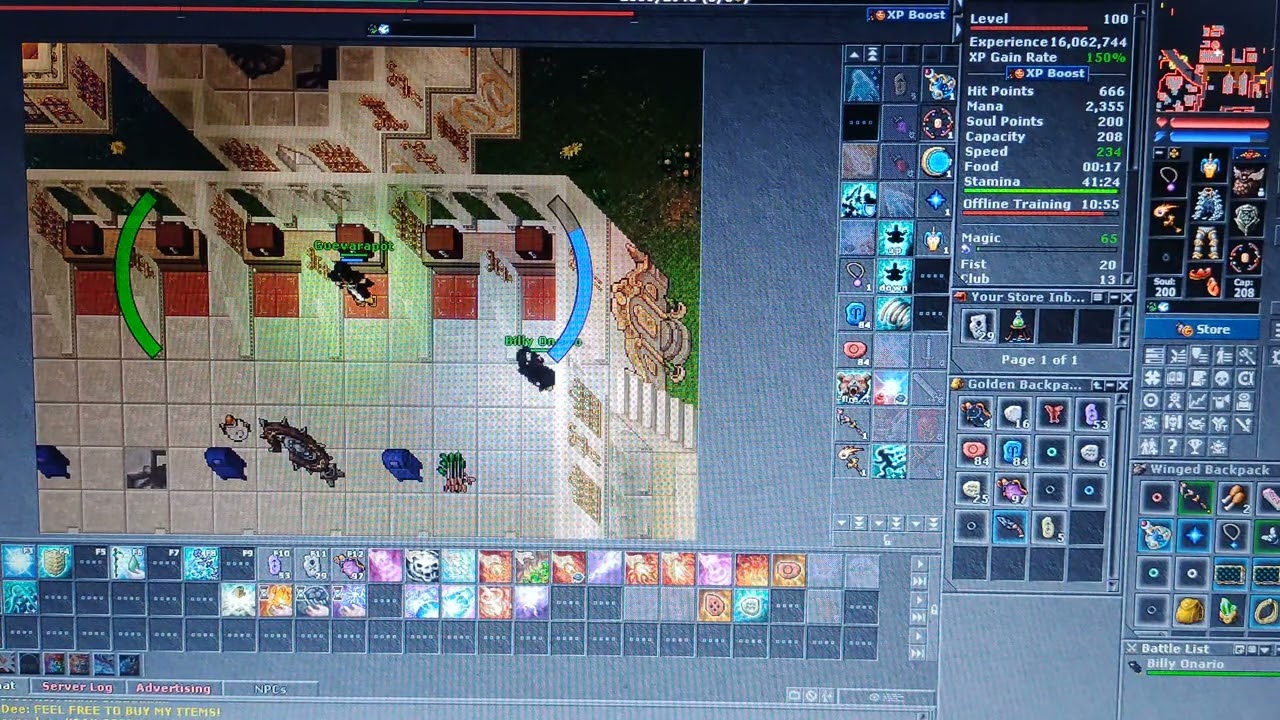 C&oacute;mo Poner Action Bars En Tibia #Tibia