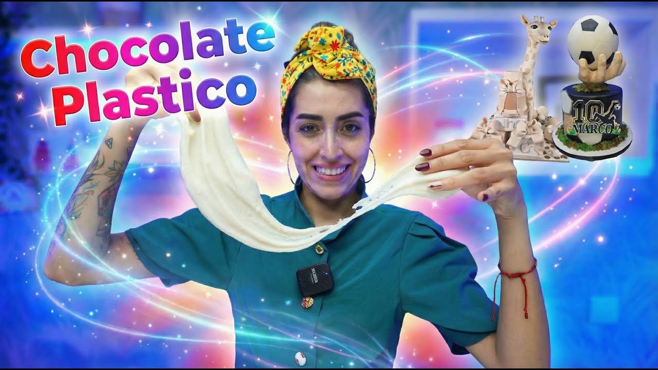 ¿Figuras Comestibles? El Secreto del Chocolate Plástico con SOLO 2 Ingredientes 🍫