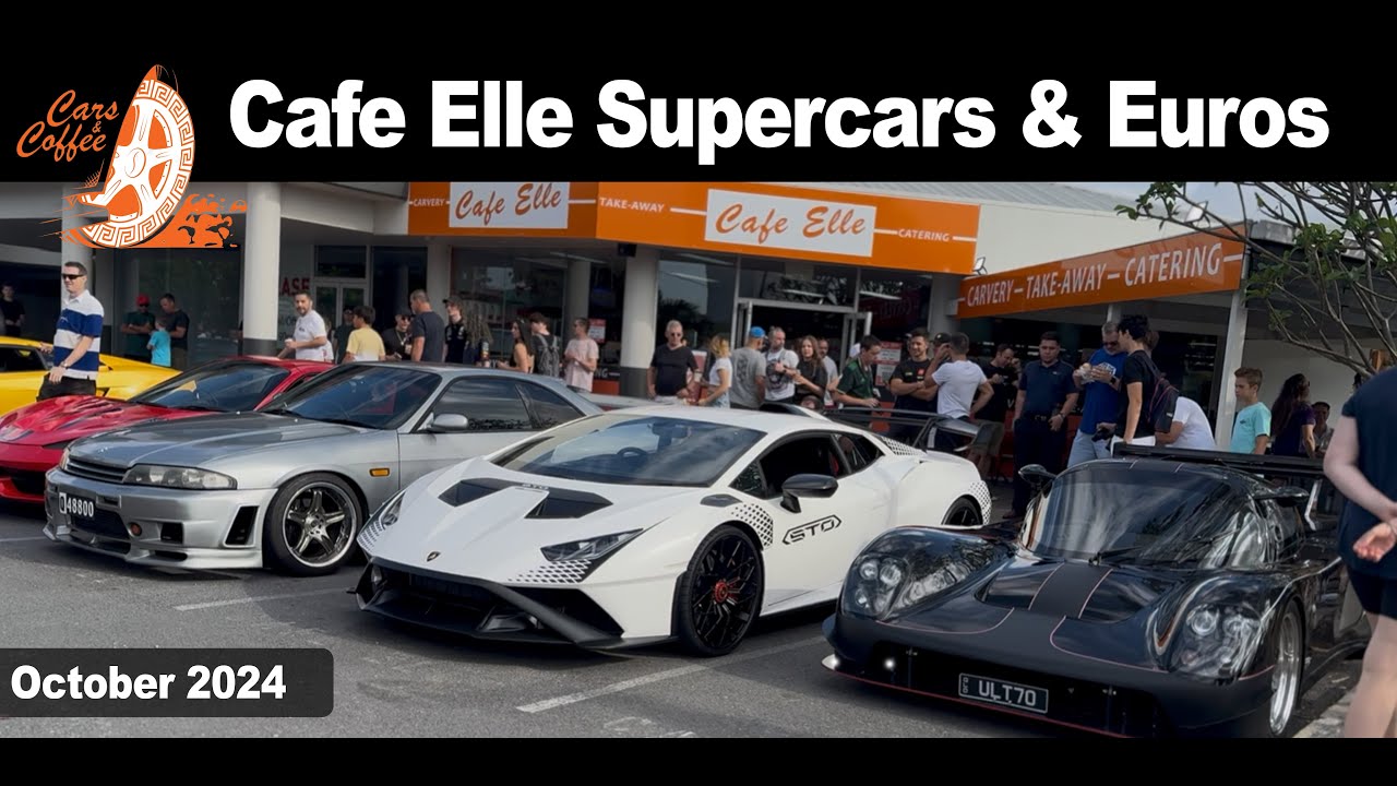 Cafe Elle Supercars and Euros event - October 2024