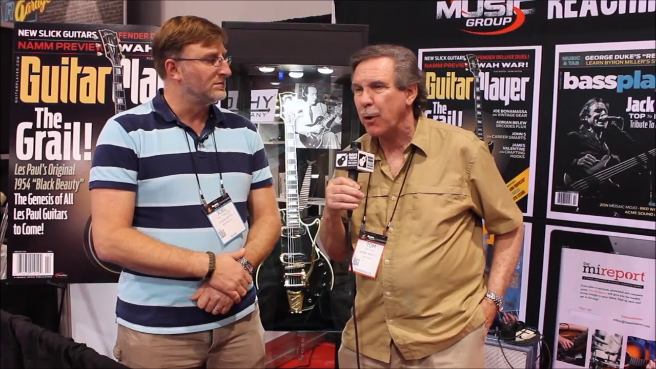 Interview with Tom Doyle at the 2015 NAMM Show - Guitar Player Magazine Booth