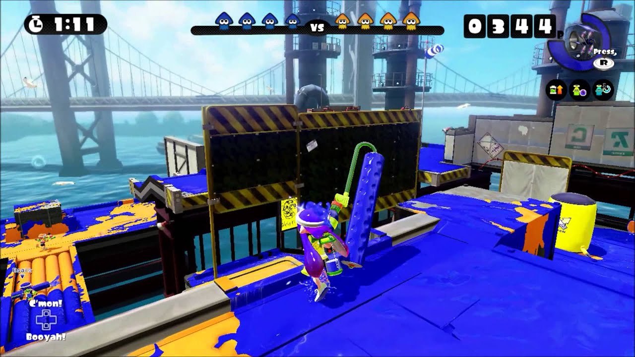 Splatoon orange vs blue