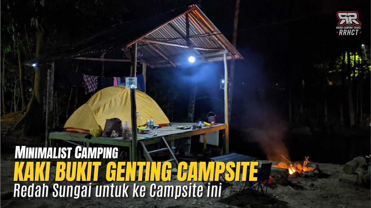 Campsite Tersembunyi di BatangKali | CAMPING BERDUA di Kaki Bukit Genting Campsite