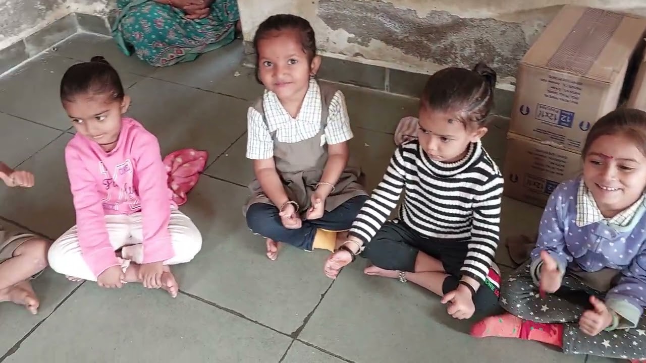 🥰હળવી કસરત કરતા બાળકો 🧍‍♀️🧍🧘‍♂️🧘‍♀️ || #balako #anganwadi #activity #icds #viralvideo #