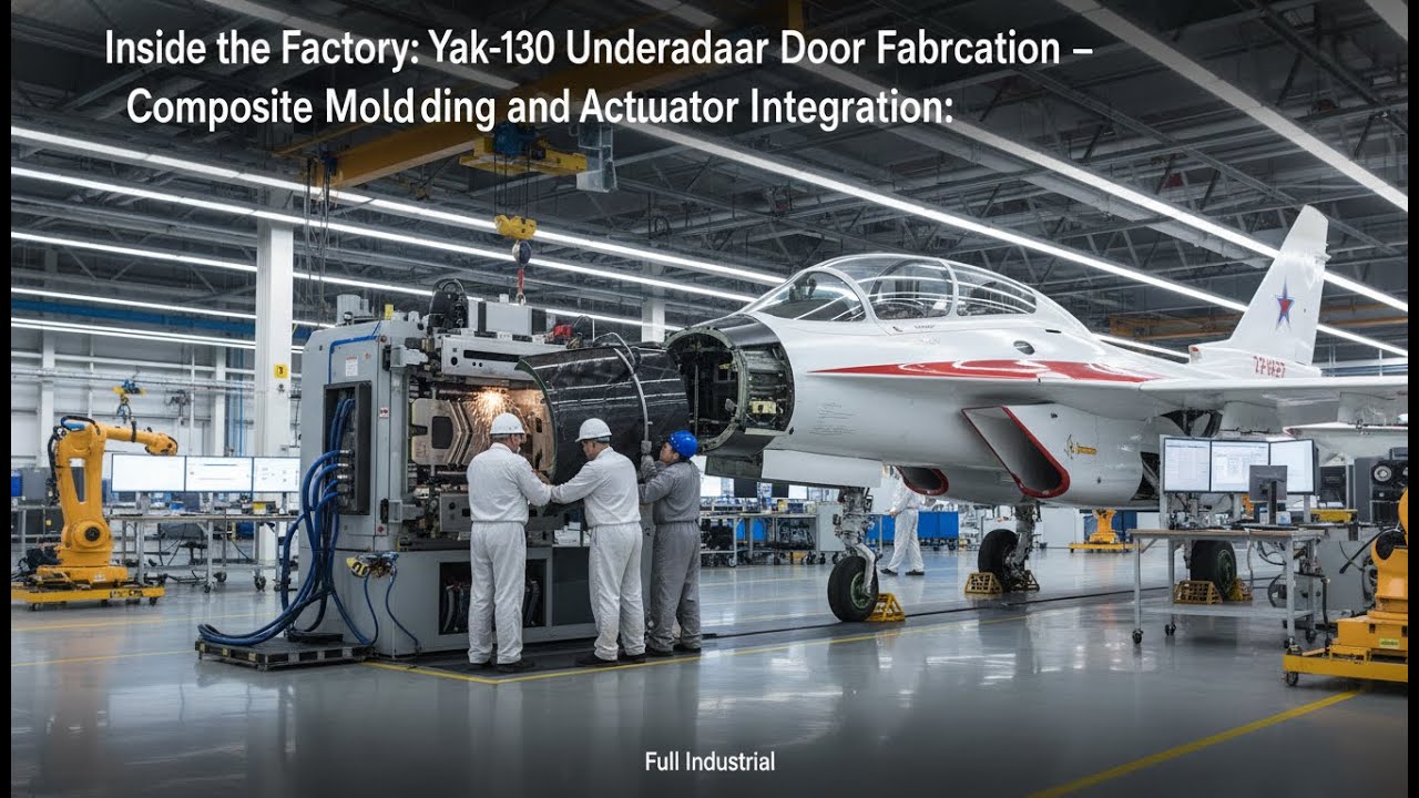 Inside the Factory: Yak-130 Landing Gear Door Molding & Hydraulic Actuator Assembly