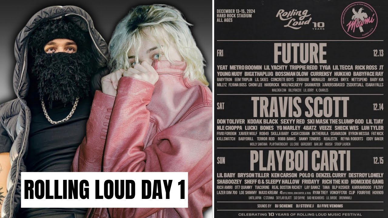 Rolling Loud Miami 2024 Day 1 LIVE Reaction (Yeat, Nettspend, Future, Metro Boomin, Bnyx)