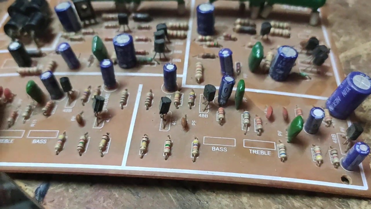 Modified 3055 board 40w to 200w by electronic tec