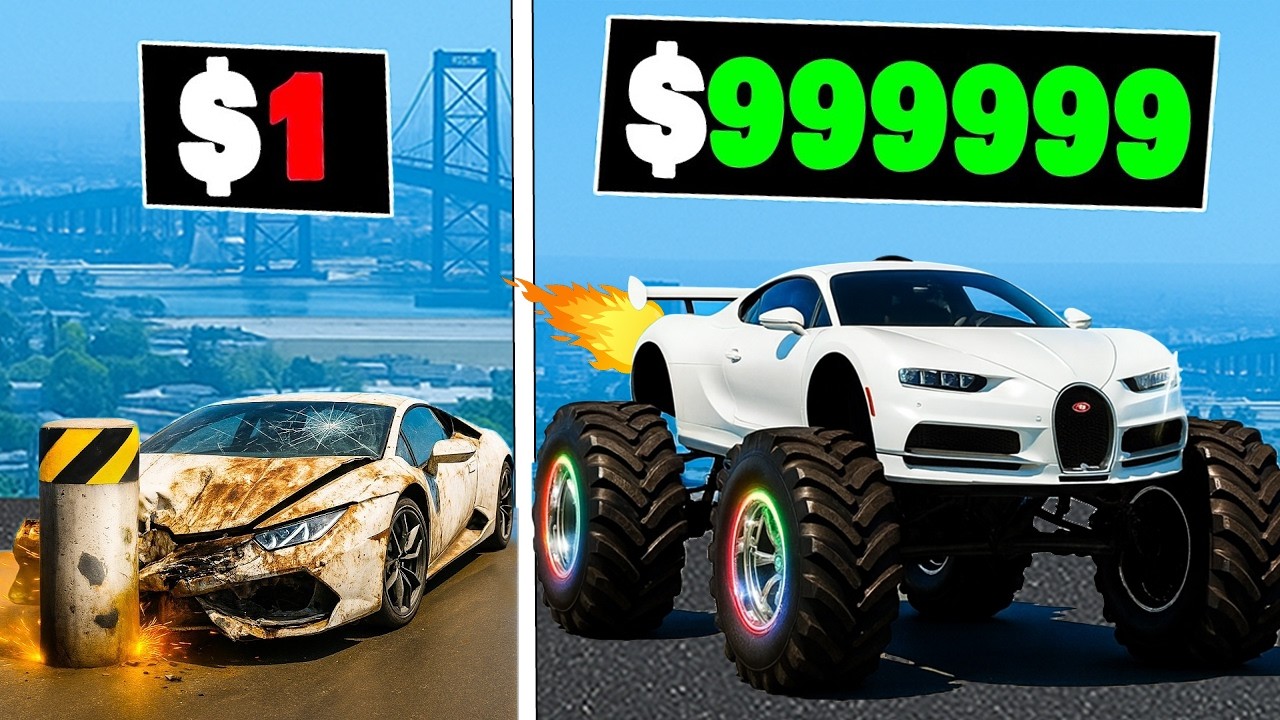Every time I Crash My CAR Evolves in GTA5