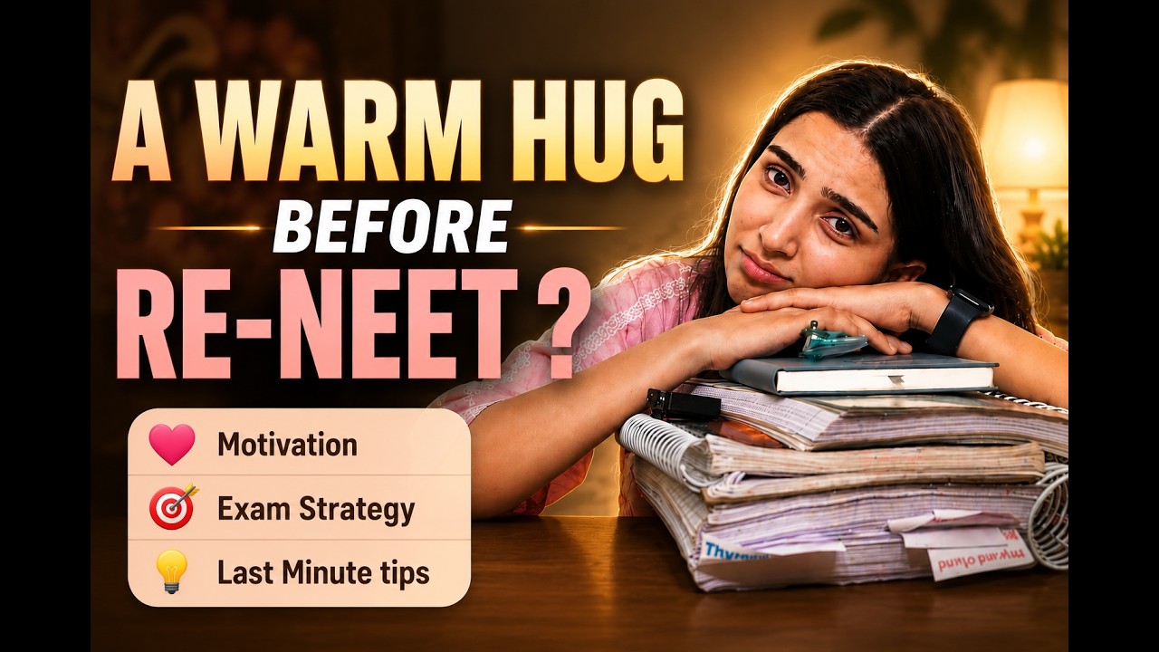 🚨 LAST VIDEO Before RE-NEET | Final Guidance, Motivation & Exam Day Strategy ❤️