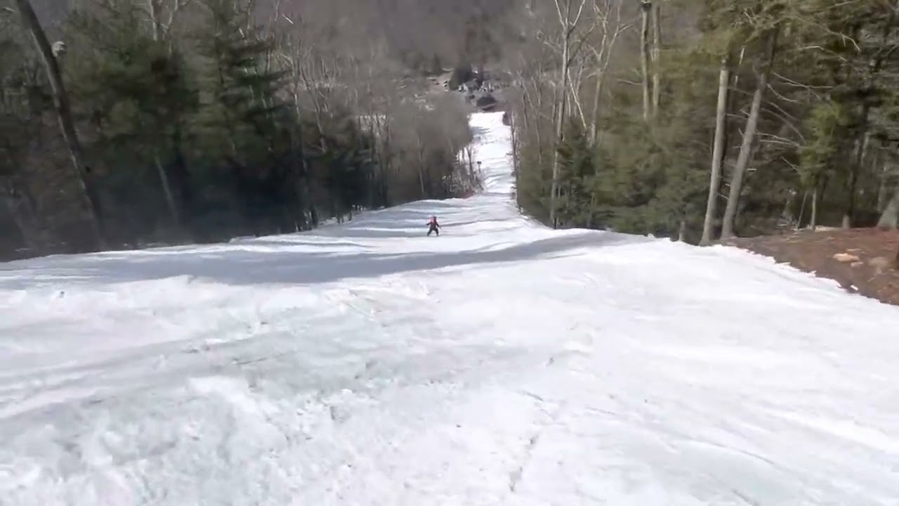 Satan’s Stairway double diamond trail at Ski Sundown 3/12/23