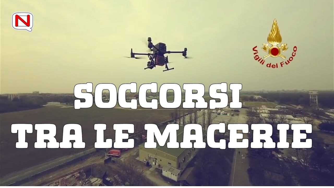 Soccorsi tra le macerie: l'addestramento dei team USAR e dei piloti DRONI dei Vigili del Fuoco