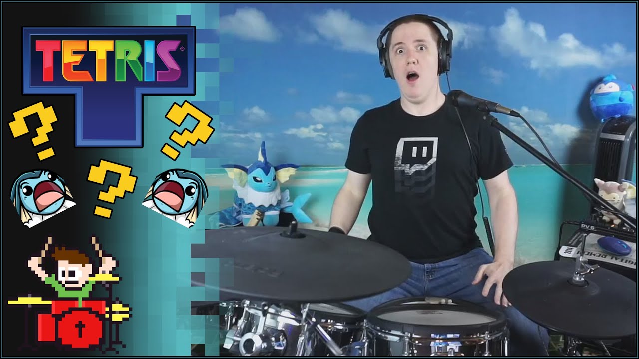 This Is A Tetris Theme??? On Drums?
