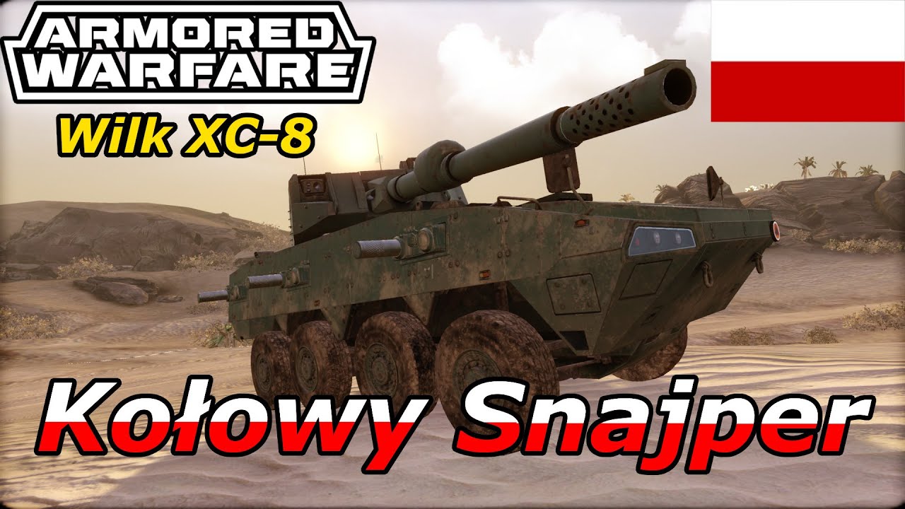 Polski kołowy snajper | Wilk XC-8 | Armored Warfare Gameplay Po Polsku