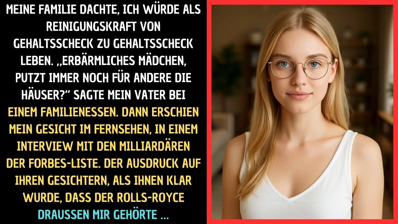 „Putzt noch Häuser“ sagte mein Vater – bis er erfuhr, wer ich wirklich bin